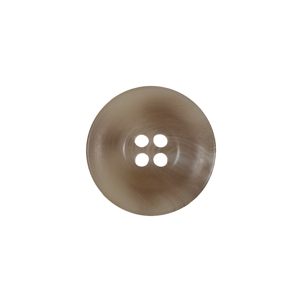 Beige 4-Hole Plastic Button - 28L/18mm - Detail