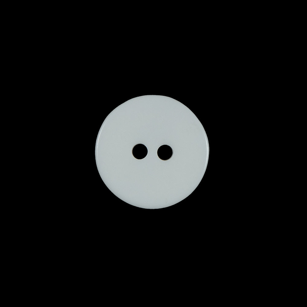 Ivory Plastic 2-Hole Button - 24L/15mm - Detail