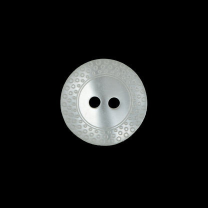 Ivory Plastic 2-Hole Button - 28L/18mm