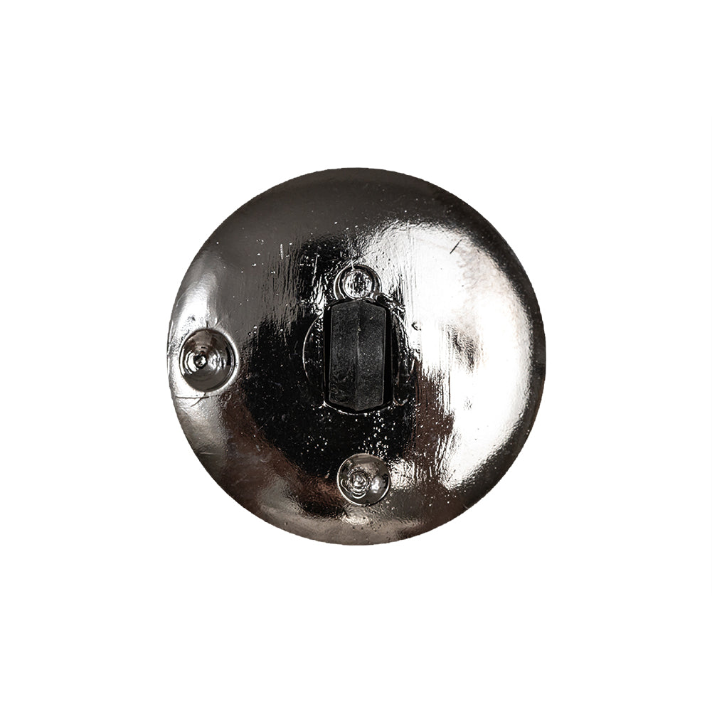 Slipstream and Gunmetal 2-Piece Faceted Shank Back Button - 36L/23mm - Detail