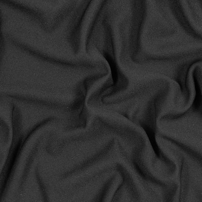 Black Solid Stretch Twill