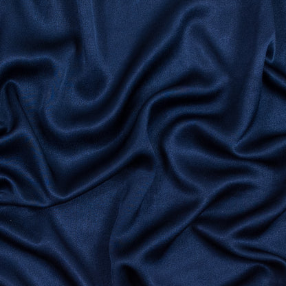 Dark Blue Stretch Crepe Back Satin