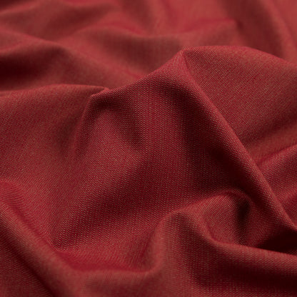 Red and Green Stretch Polyester Woven Detail