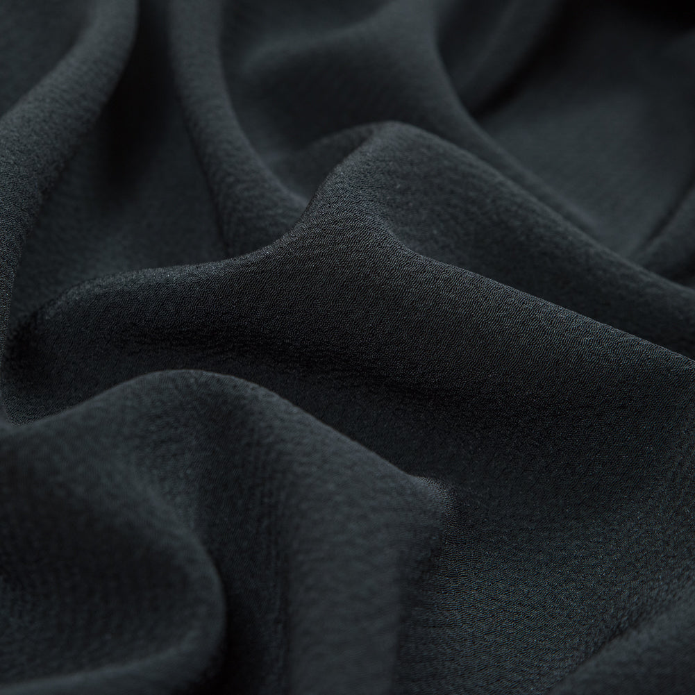 Forest Green Hammered Satin - Detail