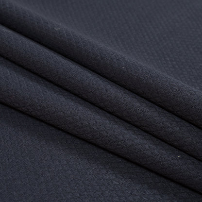 Navy Quilted Cotton Woven Folded