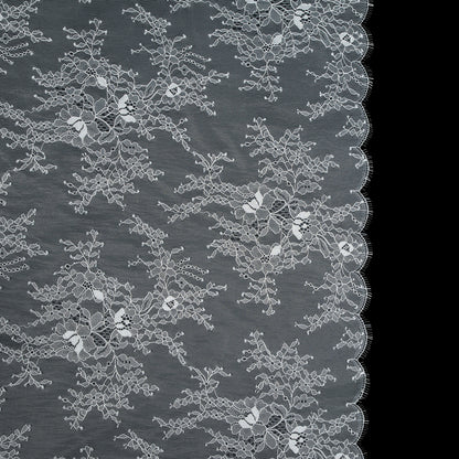 Carolina Herrera Ivory Floral Chantilly Lace