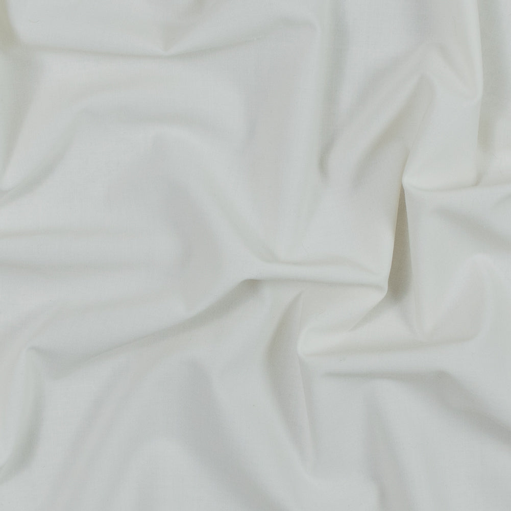 Ivory Stretch Worsted Wool Suiting