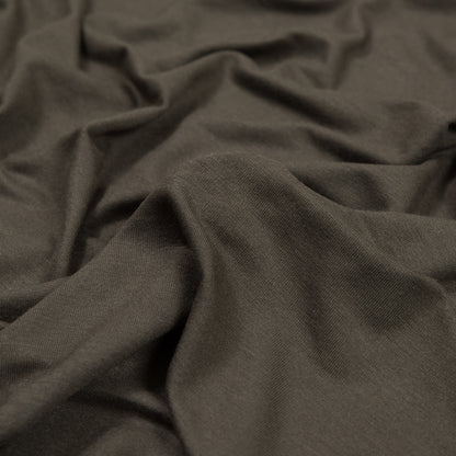 Olive Stretch Rayon Jersey Detail