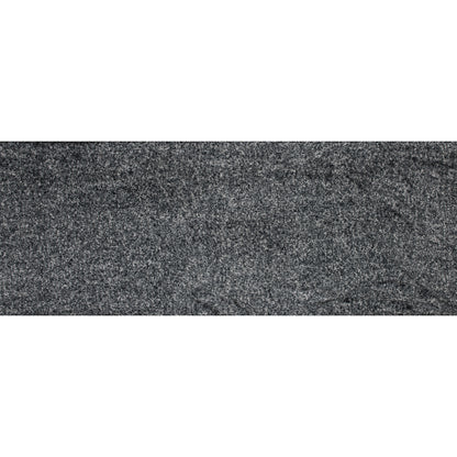 Gray and Ivory Speckled Knit Faux Fur Full