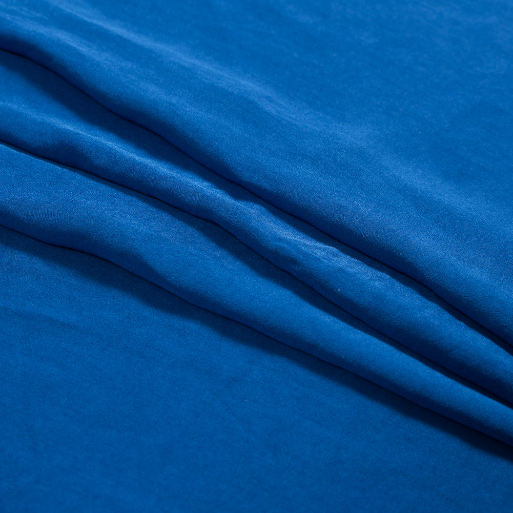 Super Soft Deep Ultramarine Woven Folded