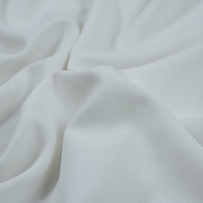 Optic White Stretch Micro Pique - Detail