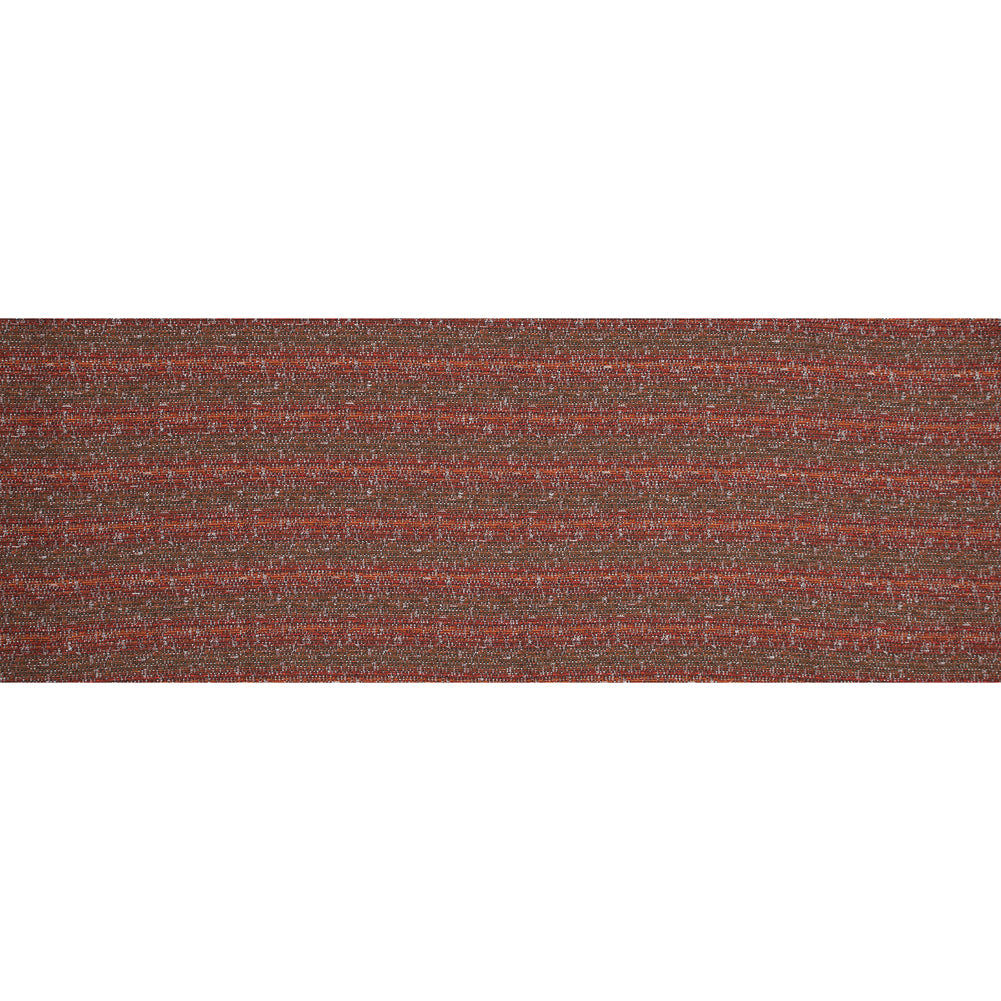 Red, Orange and Brown Cotton Tweed - Full