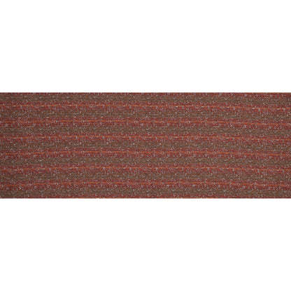 Red, Orange and Brown Cotton Tweed - Full