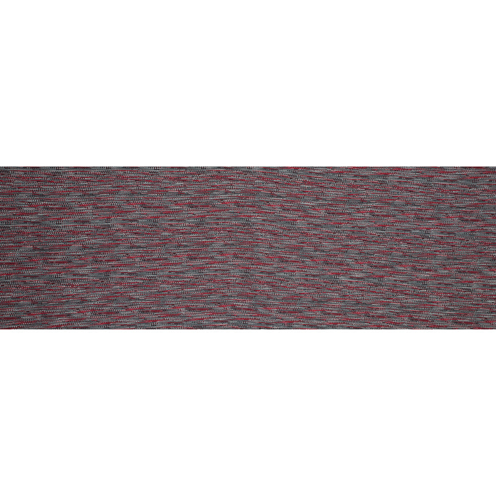 Red and White Cotton Tweed Full