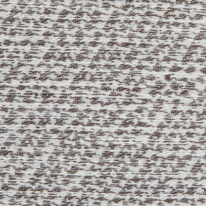Brown and Ivory Stretch Cotton Tweed - Detail