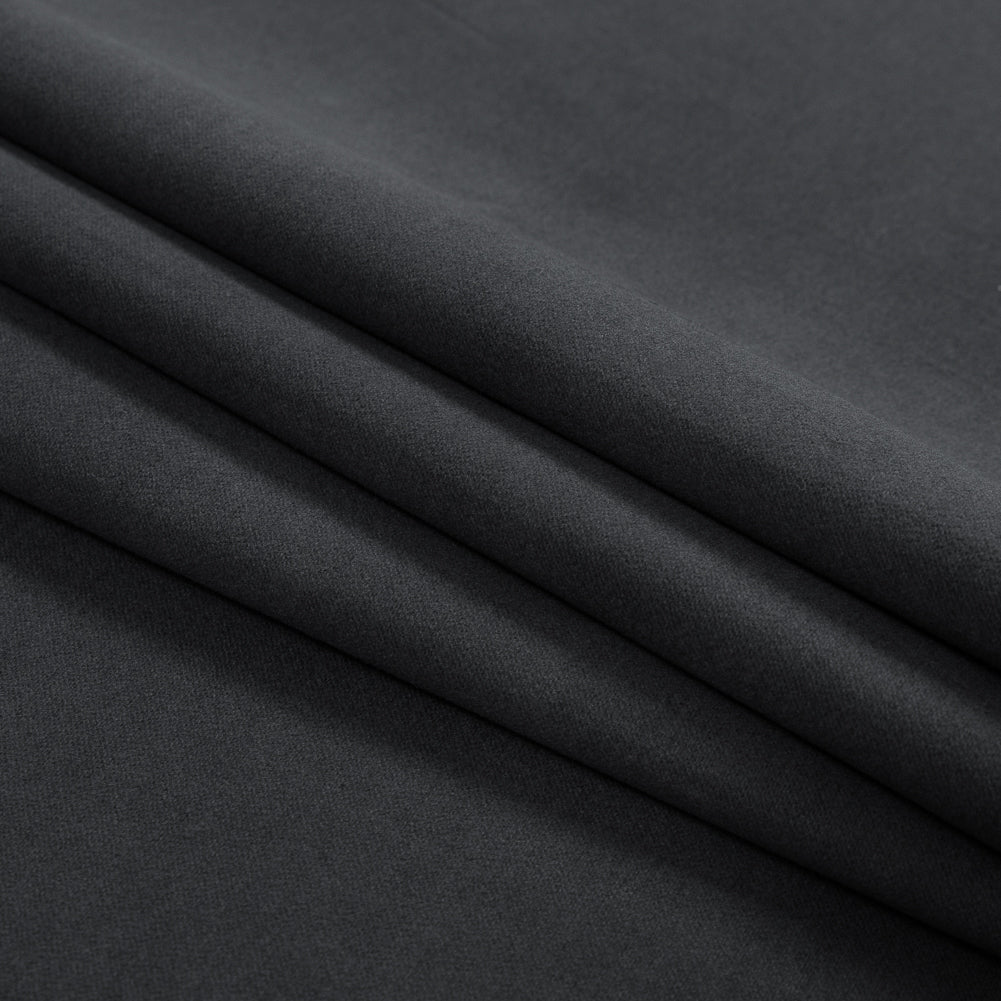 Helmut Lang Charcoal Stretch Cotton Moleskin - Folded