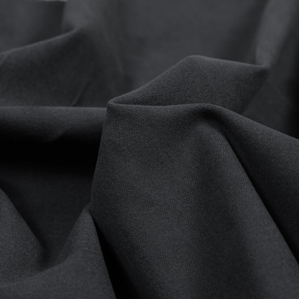 Helmut Lang Charcoal Stretch Cotton Moleskin - Detail