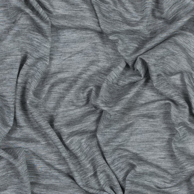 Light Heathered Gray Rayon Jersey
