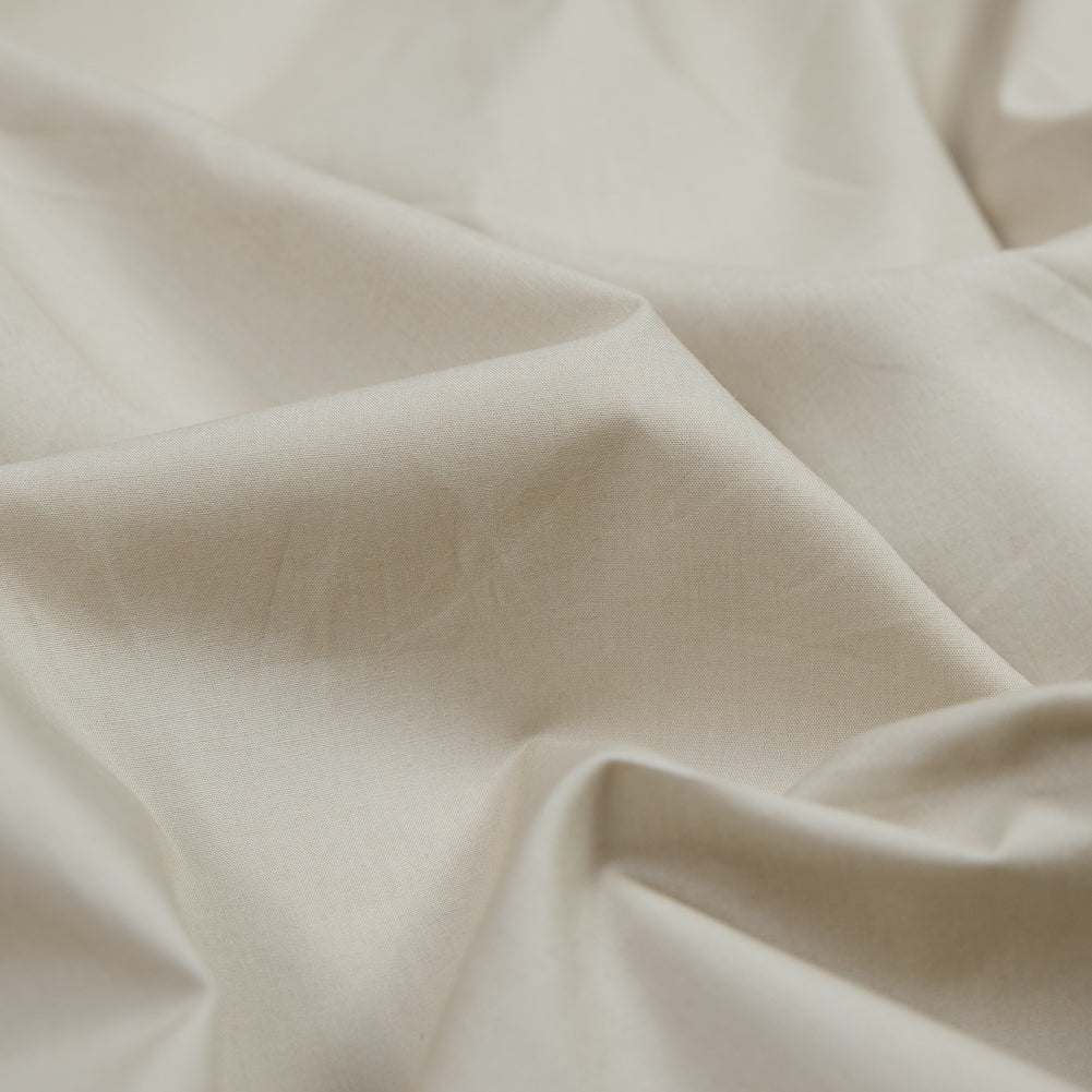 Theory Beige Cotton Shirting Detail