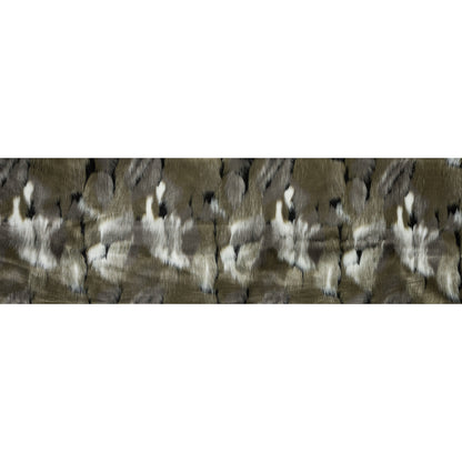 Rifle Green Abstract Faux Fur Folded