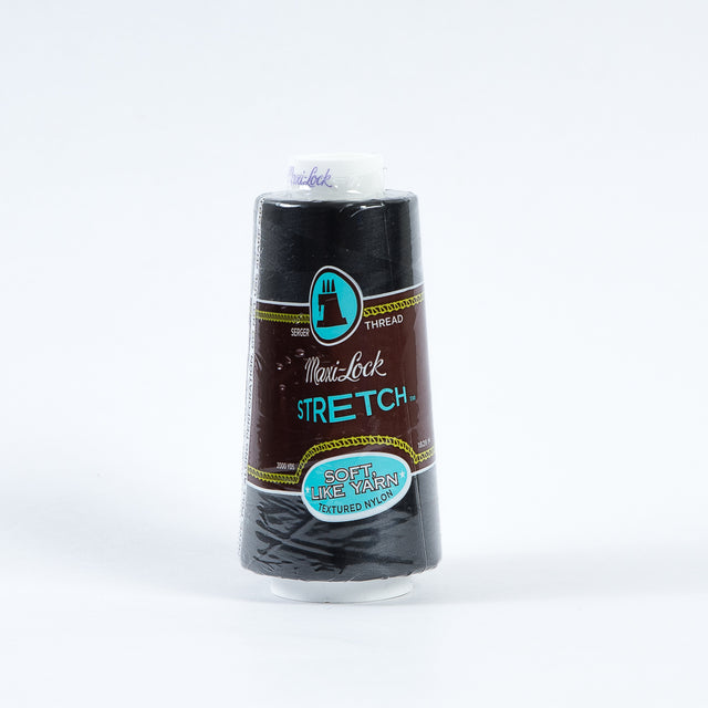 Maxi-Lock Stretch Serger Thread 2000yds - Black