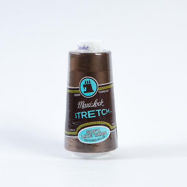 Maxi-Lock Stretch Serger Thread 2000yds - Brown