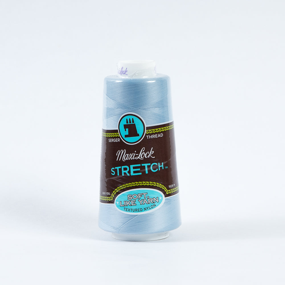 Maxi-Lock Stretch Serger Thread 2000yds - Lucerne Blue