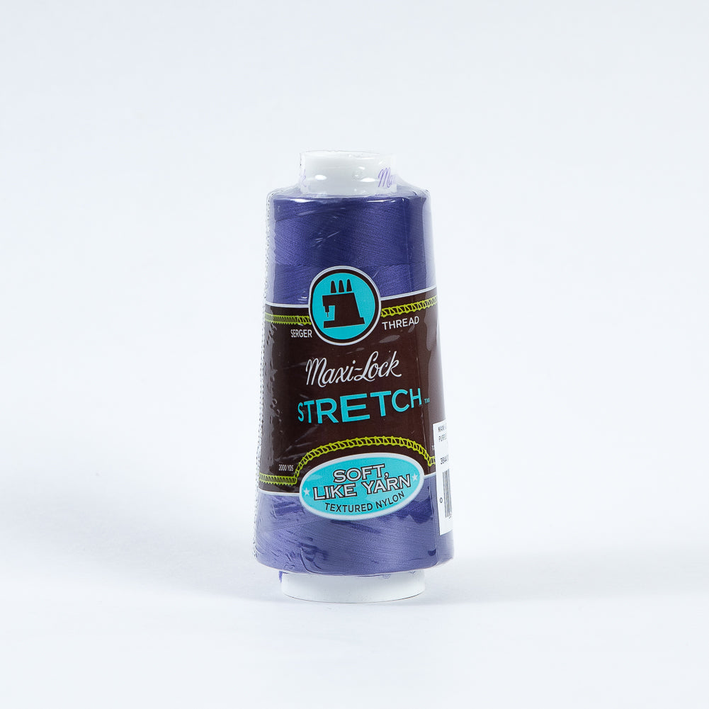 Maxi-Lock Stretch Serger Thread 2000yds - Purple