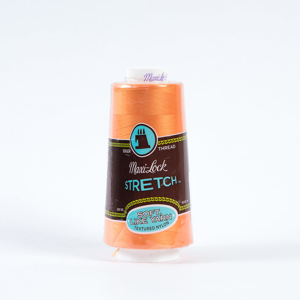 Maxi-Lock Stretch Serger Thread 2000yds - Papaya