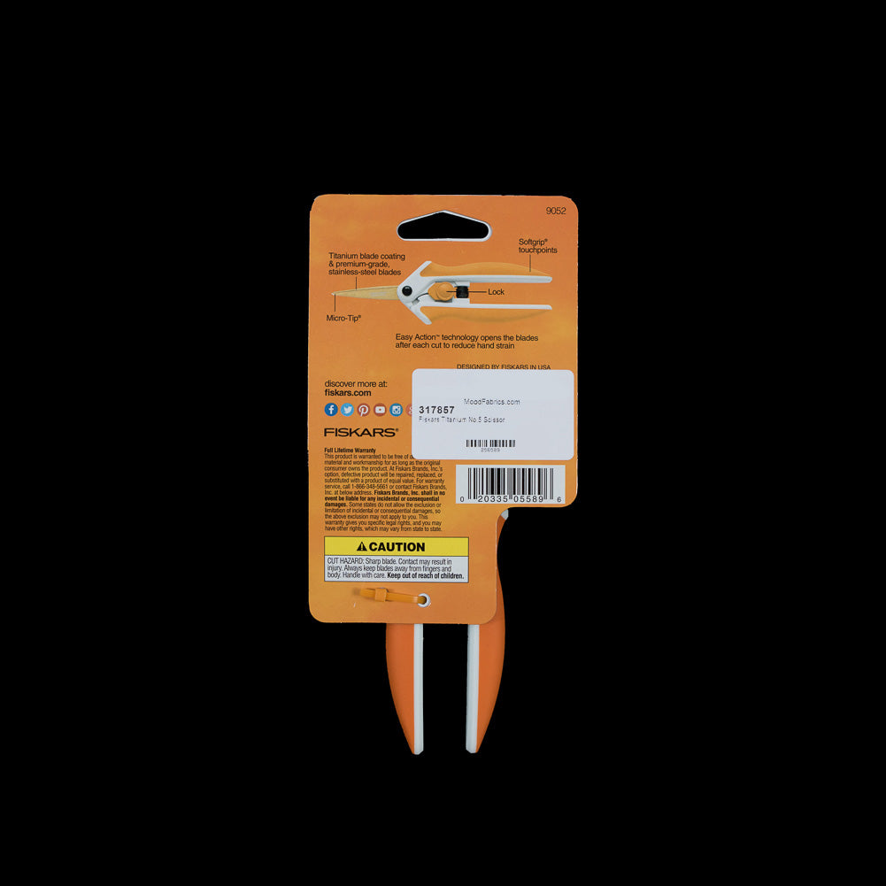 Fiskars Titanium No.5 Scissor by The Arthritis Foundation Detail