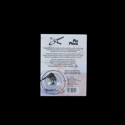 Blue Feather Magnetic Scissor Holder - Detail