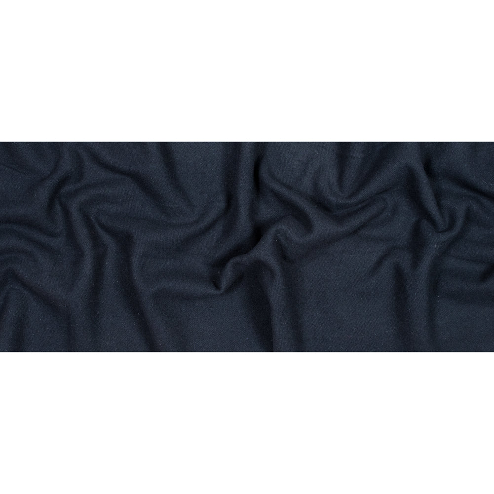 Navy Thick Brushed Wool Twill - Full