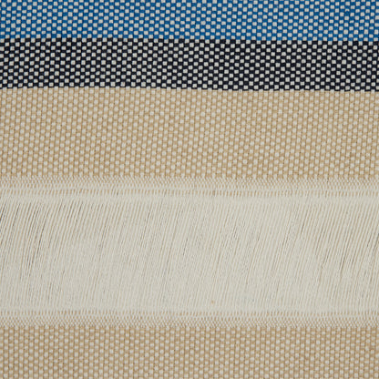 Sea NY Navy and Gilded Beige Striped Cotton Canvas Detail