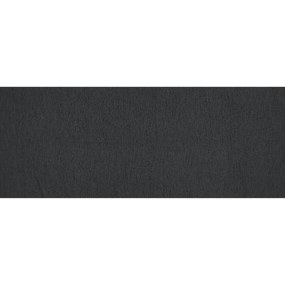 Black Cotton Woven with a Stitched Design and Charcoal Painted Coating Folded