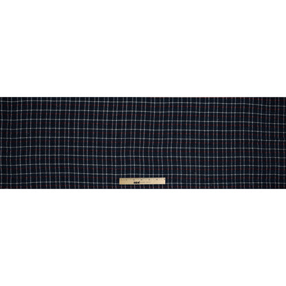Sea NY Italian Red, White and Blue Plaid Wool Blend Full
