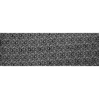 Sea NY Black Floral Re-Embroidered Lace Full