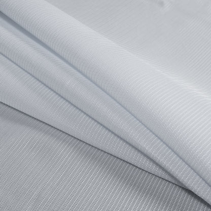 White Novelty Spacer Mesh Folded