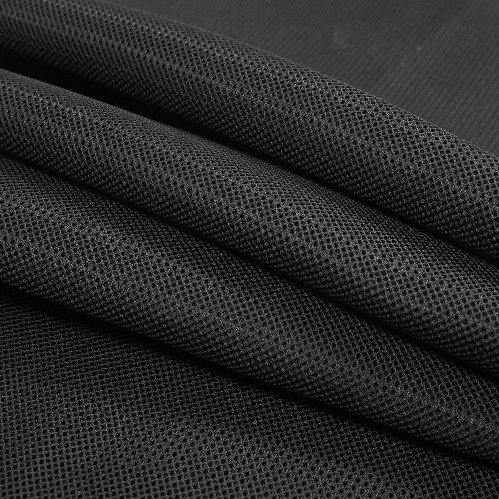 Black Novelty Spacer Mesh Detail