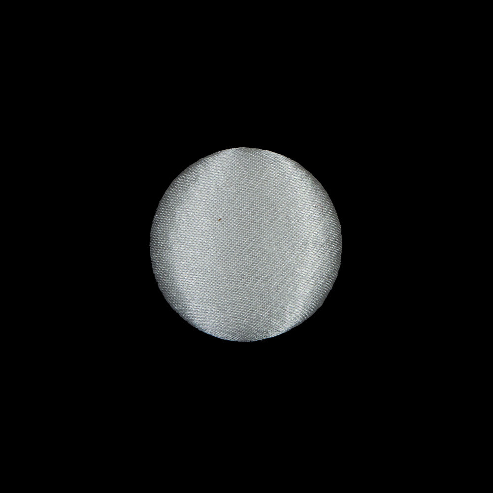 Ivory Silk Covered Button - 24L/15mm
