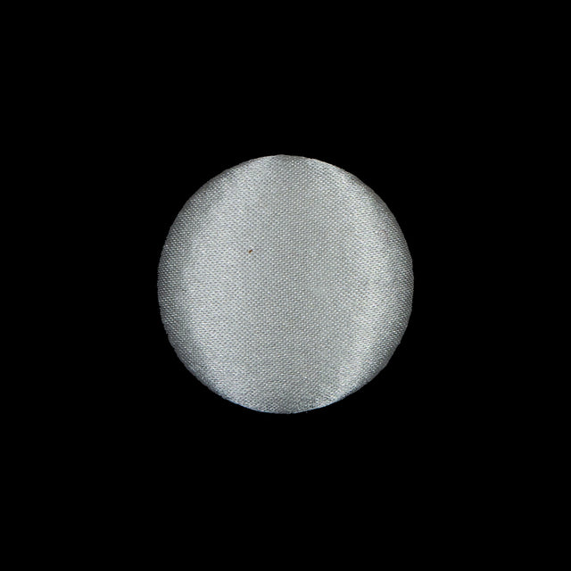 Ivory Silk Covered Button - 30L/19mm