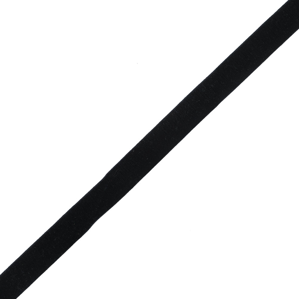 Stretch Black Single-Faced Velvet Ribbon