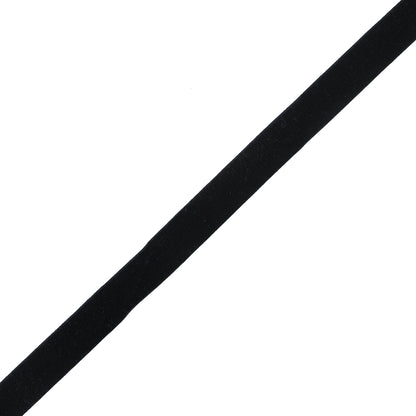 Stretch Black Single-Faced Velvet Ribbon