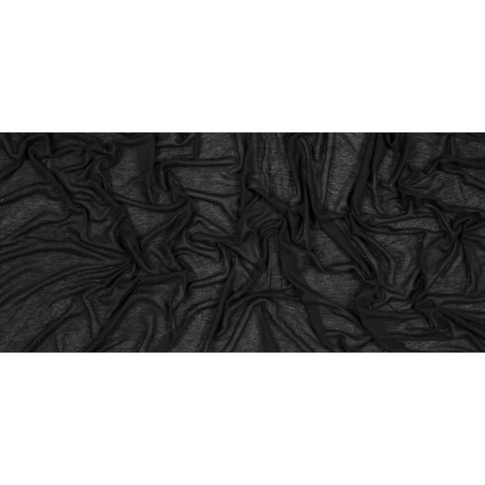 Helmut Lang Black Viscose Rib Knit Full