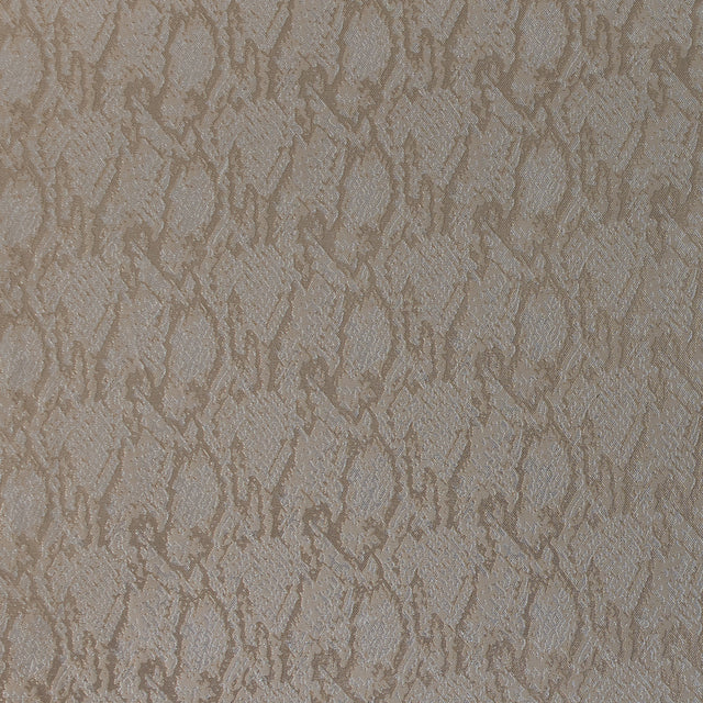 Metallic Beige and Nude Python Jacquard