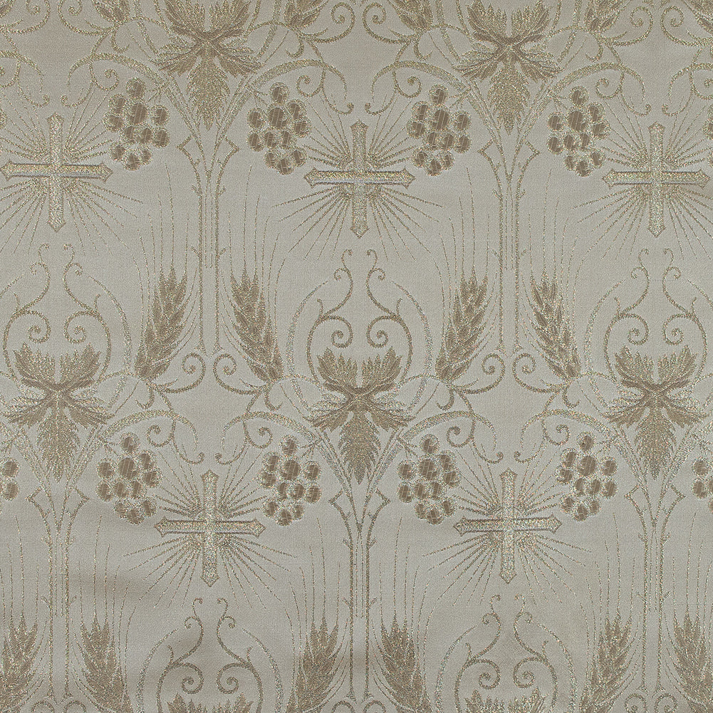 Metallic Gold and Beige Vestment Jacquard