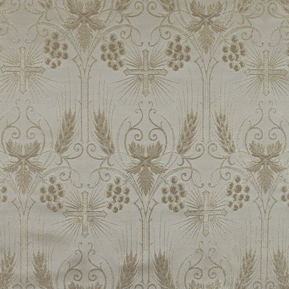 Metallic Gold and Beige Vestment Jacquard