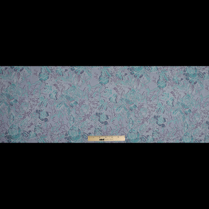 Sea Green, Lilac and Ivory Artistic Floral Jacquard Full