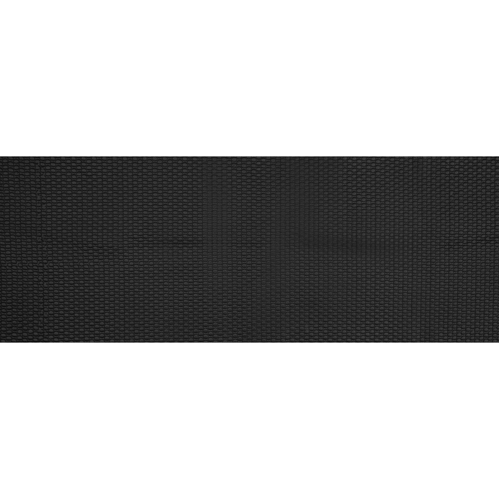 Black Circular Geometric Quilted Coating Full