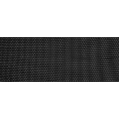 Black Circular Geometric Quilted Coating Full