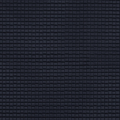 Navy Square Quilted Coating